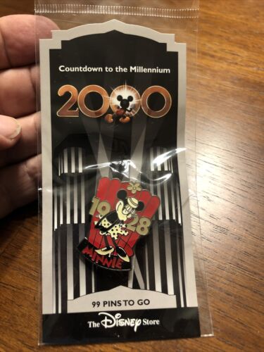 Disney Countdown to the Millennium Pin Series "1928 MINNIE MOUSE" NEW #100 - Picture 1 of 2