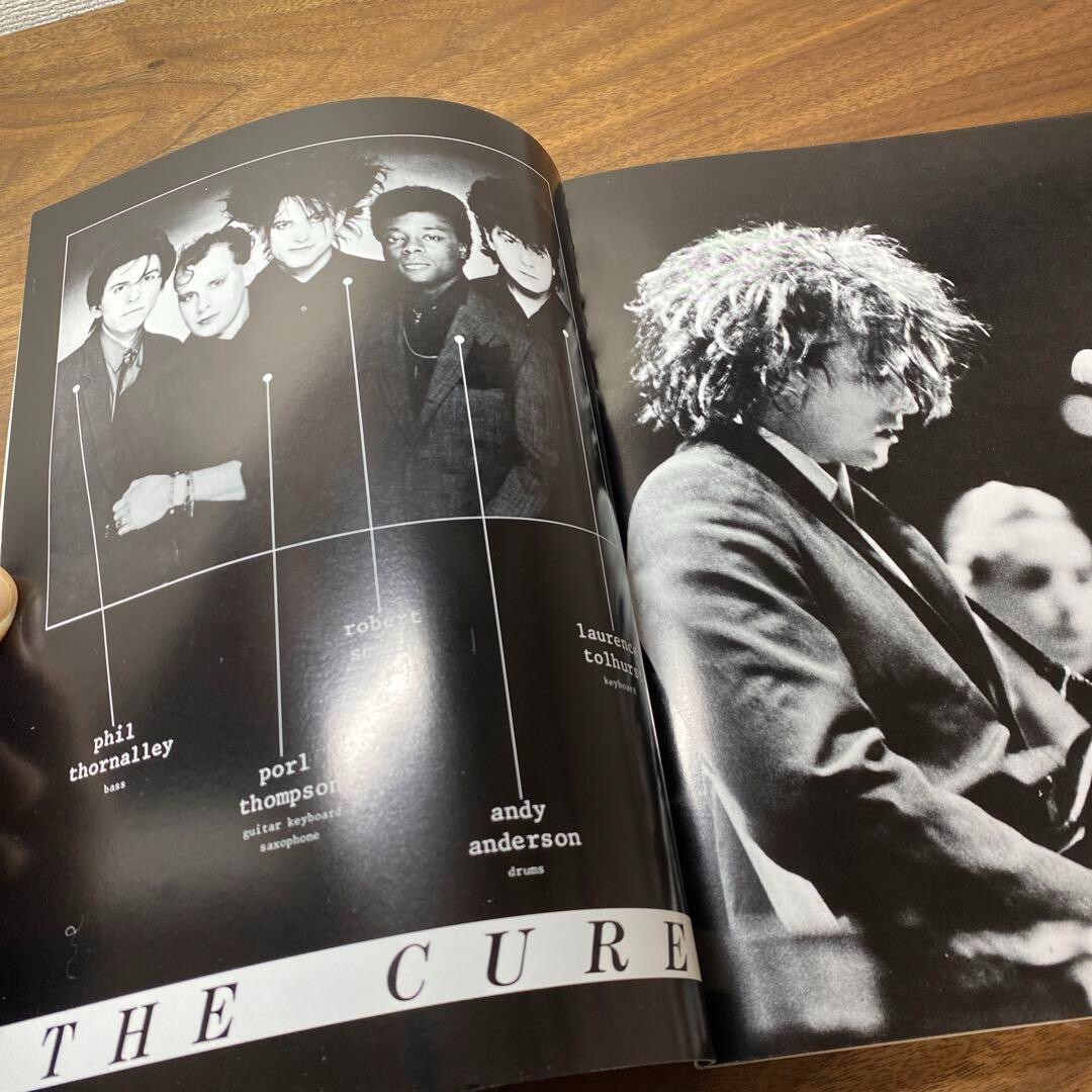 The cure Live concert スコアブック The cure Live concert スコアブック The cure Live concert