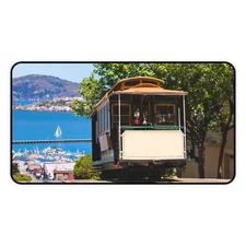 San Francisco Desk Pad Protector, Desk Mat, Laptop Desk Pad, Computer Desk Mat