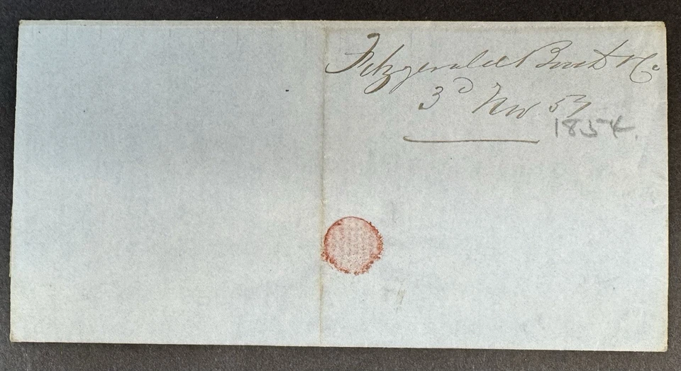 U.S., Scott #10 used on Cover Nov. 3, 1854, Tied by Blue Baltimore, Md., Cancel - Image 2 of 4