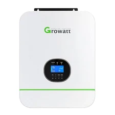 Growatt 5000W Solar Hybrid Inverter 48V to 220V AC, Off Grid Solar Wifi MPPT