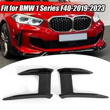 FOR 19+ BMW 1 SERIES F40 M135i M PERFORMANCE CANARD AERO SIDE FLICK CARBON STYLE