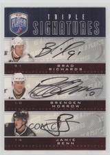 2009 Upper Deck Be a Player Triple Signatures Brad Richards Jamie Benn Auto 2d8