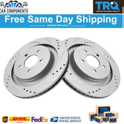 New Rear Brake Rotors Set For 2015-2023 Ford Mustang