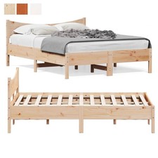 Massivholzbett Kiefernholz Holzbett Lattenrost Einzelbett Doppelbett Bettgestell