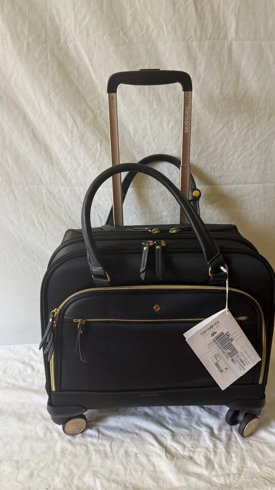 New Samsonite Women's Mobile Solution Spinner Mobile Underseat Carry On Luggage - Image 2 of 4