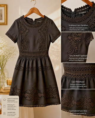 Little Black Dress Goth/Vintage inspired vibe.  Dark Lace Coquette aesthetic.
