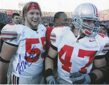 Autographed Signed 8x10 NICK MANGOLD Ohio State Buckeyes Jets photo w/COA