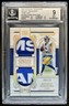 2025 National Treasures Matthew Stafford Sunday Patch Team Logo #/10 BGS 9