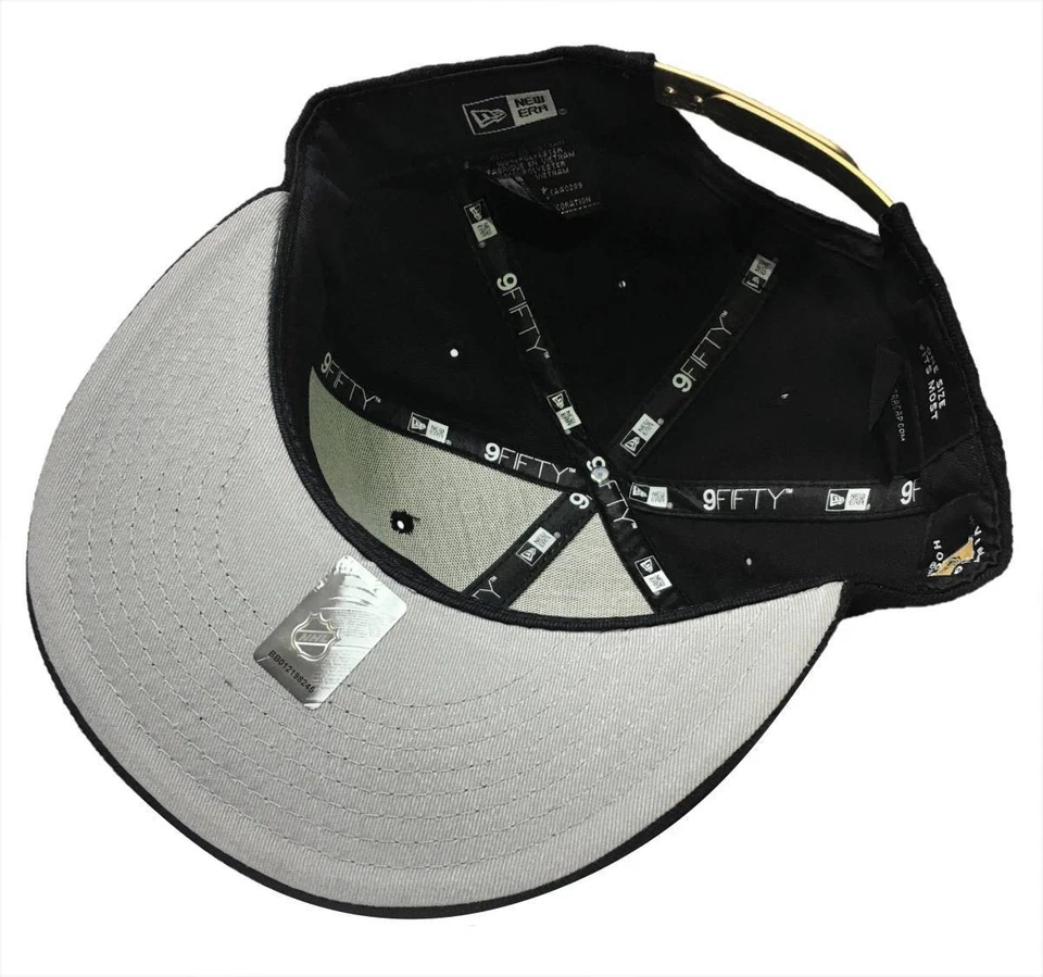 Gorra New Era Los Angeles Kings Big Logo Snapback negra x dorada [importación paralela] Foto 4 de 4