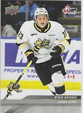 2024-25 Upper Deck CHL Base Set Card #238 Ryan BROWN