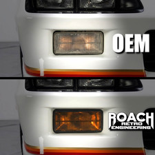 1982-1984 Z28 - Amber Parking Lampturn Signal Assembly Pair - 3rd Gen Camaro 1982-1984 Z28 - Amber Parking Lampturn Signal Assembly Pair - 3rd Gen Camaro