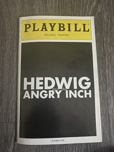 Hedwig and the Angry Inch Authentic Broadway Playbill from 2015