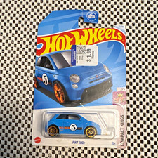 Hot Wheels Compact Kings Fiat 500e Blue Diecast Car 164 Unopened Box Hot Wheels Compact Kings Fiat 500e Blue Diecast Car 164 Unopened Box