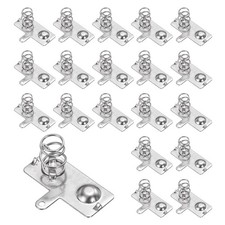 20Pcs Battery Spring Contact 20.4 x 9mm Positive Negative Bipolar