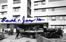 Dr. Ronald Jones signed 4x6 photo JFK Assassination Doctor EX RARE COA LOOK!