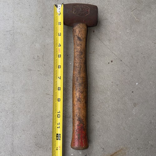 Vintage Garland Rawhide No. 2 Leather Mallet Hammer USA Nice Shape No Rawhide - Picture 11 of 11