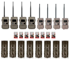 Cuddeback Cuddelink 8 L Series LR IR & Black Flash Cameras Power Bank SD Cards