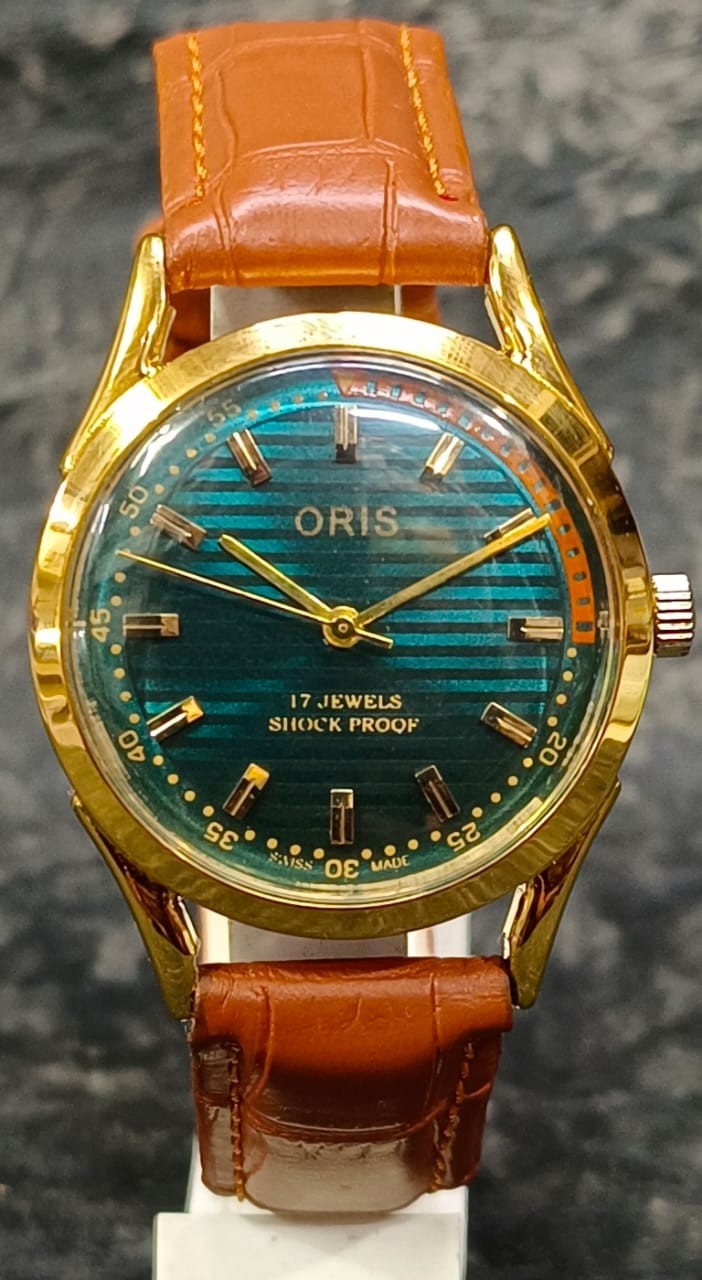 17 Swiss Vintage Manual Wind ST96 Jewels Classic FHF Wristwatch ORIS - vintagewatches.pk