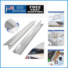 Stainless Steel Stove Gap Filler - 2 Pack, Heat Resistant & Easy Install