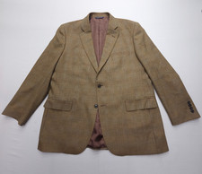 Brooks Brothers 1818 Madison Yorkshire Tweed Blazer Mens 45 R Moon England Wool
