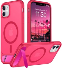 Temdan Magnetic Compatible with iPhone 11 Phone Case, Built-in Invisible Kick...