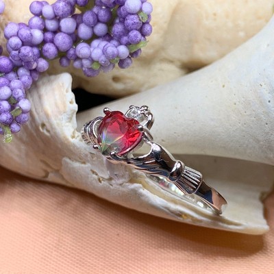 Claddagh Ring Ladies Girls Irish Ireland Heart Ring 925