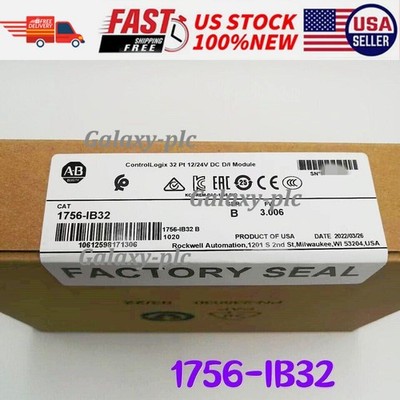 NEW- Allen Bradley 1756-IB32 AB SER B CONTROLOGIX 32 PT DC INPUT MODULE US USA