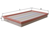 Luftfilter Knecht LX 1573 FÜR Mercedes Ansaugluftfilter