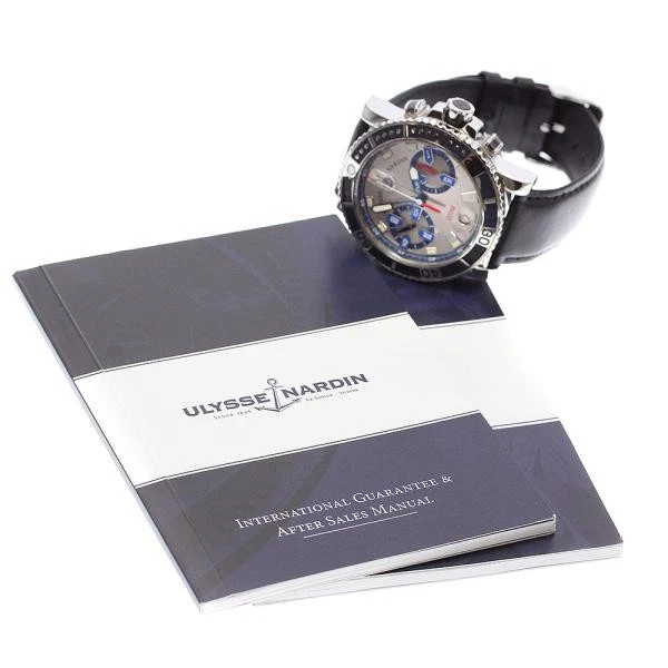 Ulysse Nardin — Ulysse Nardin 8003-102 42mm SS Silver Dial Automatic Watch #C16325