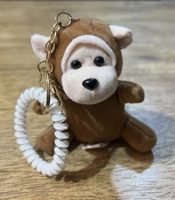 Vintage Dan Brechner & Co. Plush Keychain Bear Mini