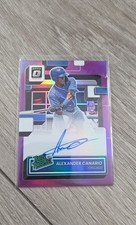 2022 Panini Donruss Optic Rated Prospect Signatures Alexander Canario Purple /25