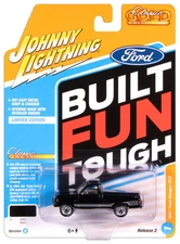 1987 Ford Ranger STX Black Johnny Lightning Classic Gold 1:64 Scale 2025 R2