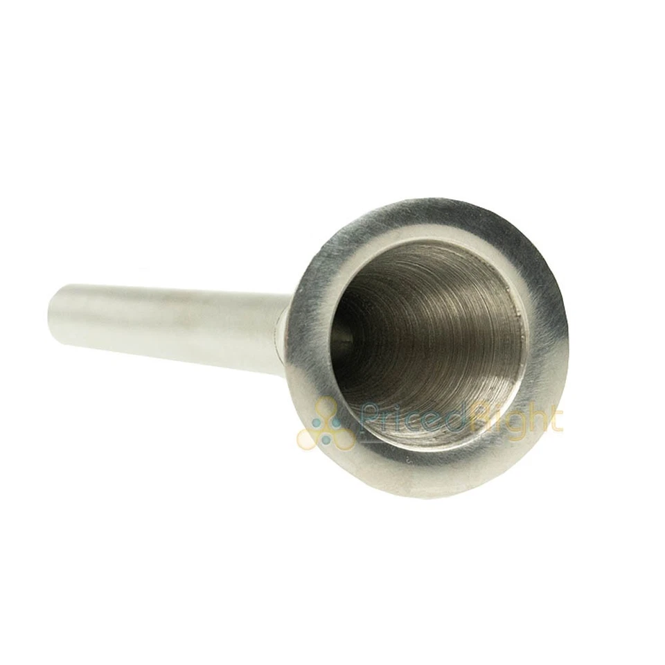 3/8" Snack Stick Stainless Steel Stuffing Tube Funnel 1-9/16" Base LEM 606A - Image 3 of 4