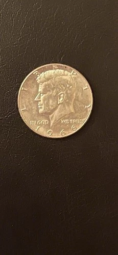 1966 Kennedy Half Dollar 40% Silver Uncirculated Coin