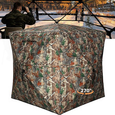 Hunting Blind, 270  / 360  See through Ground Blind 2-4 Person