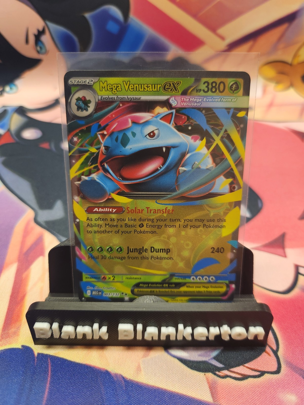 Pokémon TCG Mega Venusaur ex 003/132 ME01 Mega Evolution Base Double Rare