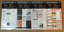 SET of 4 BASIC ESSENTIALS Happy Planner Value Pack Sticker Books -Set of 4 Books