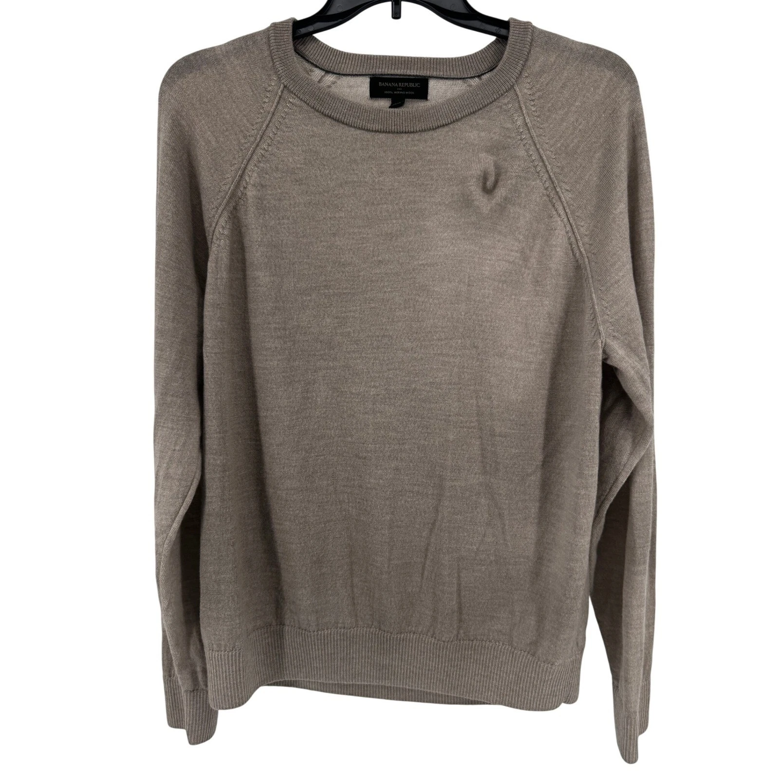 Banana Republic Merino Wool Sweater Mens XL Long Sleeve Crew Neck Knitwear