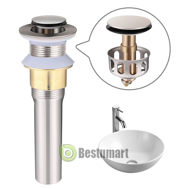 Vessel Basin Stopper W/ Overflow
