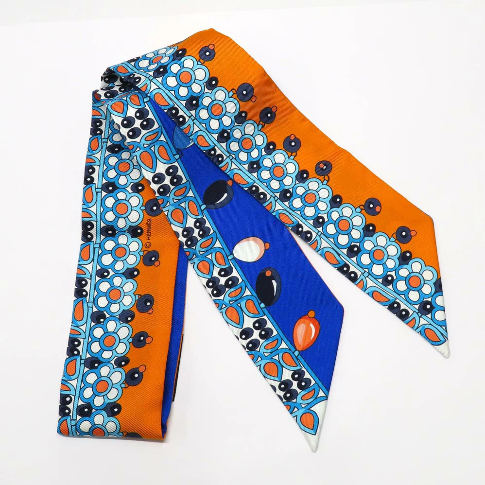 Hermes Twilly Maharaja s Accessories PARURES DES MAHARAJAS Scarf Silk r0_0209 thumbnail 4