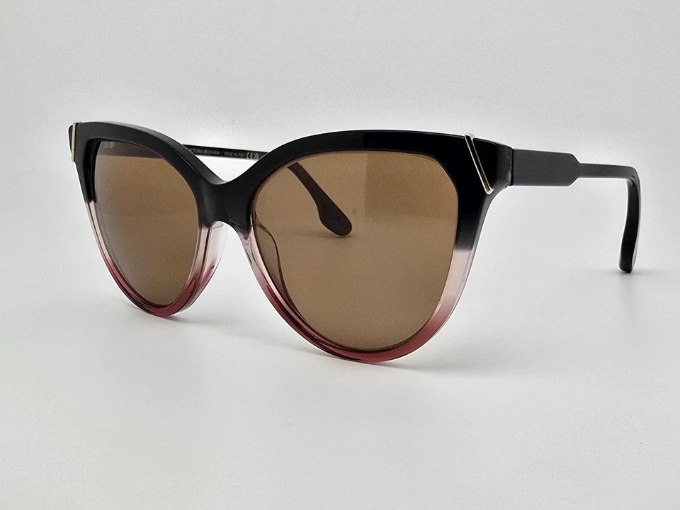 Очки солнцезащитные Victoria Beckham VB641S 039 серая розовая оправа поляризованные коричневые линзы 57 мм - Изображение 3 из 4