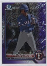 2022 Bowman Chrome Prospects Purple Shimmer Refractor /250 Yeison Morrobel 10t4