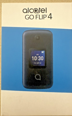 Alcatel Go Flip 4 4056W 4056Z Charcoal (T-Mobile/ Metro) Flip Phone unlocked
