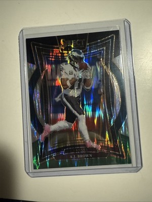2024 Panini Select - Concourse A.J. Brown #2 Black & Green Shock