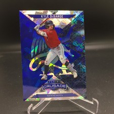 Kyle DeBarge 2025 Panini Crusade Crusade Blue Mojo 5 Minnesota Twins