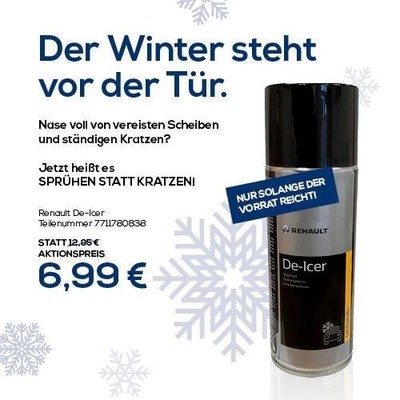 Orig. Renault De-Icer  Scheibenenteiser  Enteiser bis -15°C 7711780838
