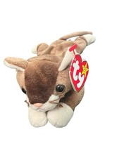 TY BEANIE BABY POUNCE THE CAT 4122 RETIRED BEAN BAG PLUSH TOY