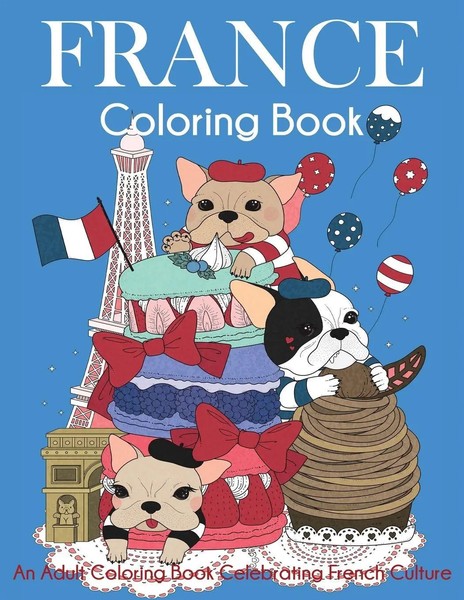 Dylanna Press | France Coloring Book | Taschenbuch | Englisch (2020)-image