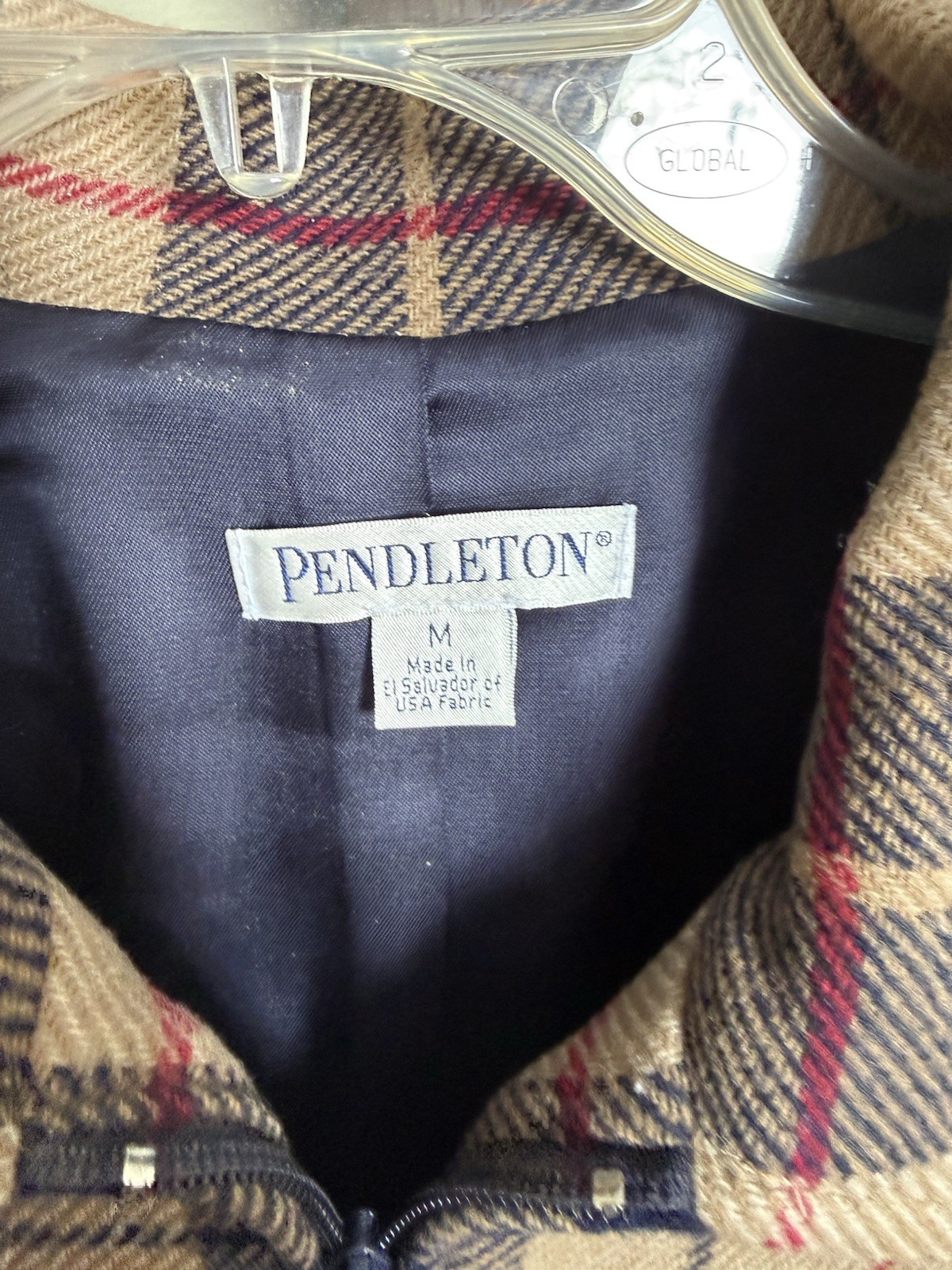 Pendleton Women’s Wool Jacket Plaid Zip Front Lin… - image 2